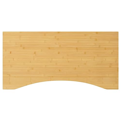CIADAZ Schreibtischplatte 110x55x4 cm Bambus Tischplatte, Arbeitsplatte, Waschtischplatte, Bürotischplatte von CIADAZ