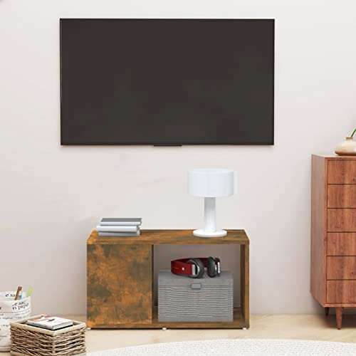 CIADAZ TV-Schrank, Tv Board, Tv Lowboard, Tv Tisch, Fernsehschrank, Fernsehtisch, Kommode, Sideboard Wohnzimmer, Tv Sideboard, Räuchereiche 60x24x32 cm Holzwerkstoff CIADAZ TV-Schrank, Tv Board, Tv Lowboard, Tv Tisch, Fernsehschrank, Fernsehtisch, Kommode, Sideboard Wohnzimmer, Tv Sideboard, Räuchereiche 60x24x32 cm Holzwerkstoff von CIADAZ