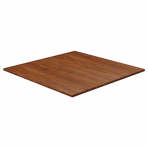 CIADAZ Tischplatte, Schreibtischplatte, Arbeitsplatte, Waschtischplatte, Bürotischplatte, Quadratisch Dunkelbraun 80x80x1,5cm Eiche Behandelt von CIADAZ