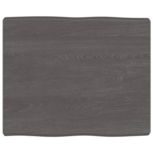 CIADAZ Tischplatte 60x50x6 cm Massivholz Eiche Behandelt Baumkante, Arbeitsplatte, Waschtischplatte, Bürotischplatte CIADAZ Tischplatte 60x50x6 cm Massivholz Eiche Behandelt Baumkante, Arbeitsplatte, Waschtischplatte, Bürotischplatte von CIADAZ