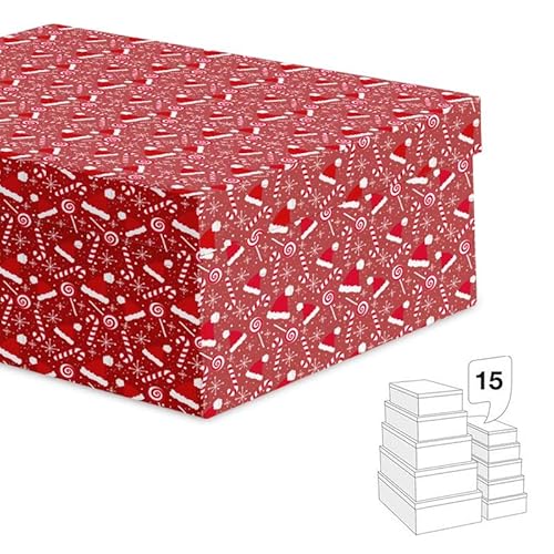 Set 15 Boxen Weihnachten von CIAL LAMA