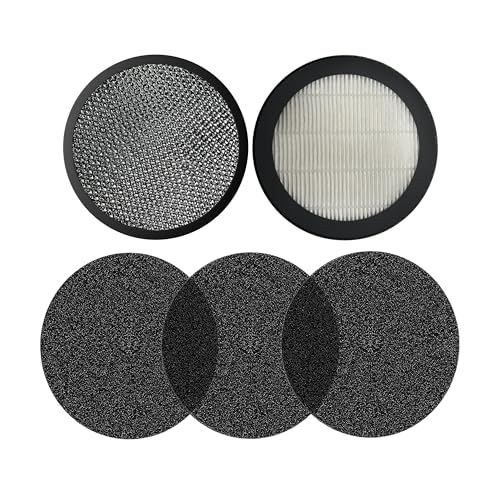 CIARRA CBCF008S HOOD TO GO Ersatzfilter Filter Set, Inkl. Aktivkohlefilter 3er, Aluminium-Fettfilter 1er, Polymerfilter 1er, Zubehör für Mini-Dunstabzugshaube CBPHB01 CBPHW01 CBPHP01 CBPHL01 von CIARRA