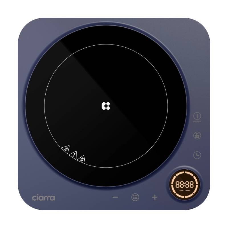 CIARRA Induktionskochplatte 2000W 1 Platte 8 Stufen Touch-Control VM1TIHA-M von CIARRA