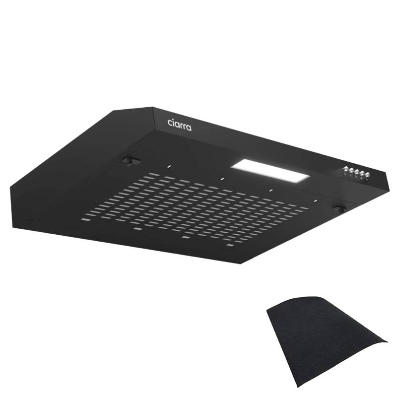 CIARRA Unterbauhaube 60 cm 200 m³/h Dunstabzugshaube 3 Stufen VMB6903 von CIARRA