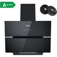 CD6736FB 650 m3/h a+++ Kopffreie Dunstabzugshaube 60cm Kopffreihaube wifi- app Touch-Steuerung mit 2 Kohlefilter led 3 Stufen Schwarz - Ciarra von CIARRA