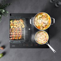 One Kochfeld mit Dunstabzug CDB594BBFEH 59 cm Boost Touch-Control mit 4 Platten Flex Zone Stop & Go Funktion - Ciarra One Kochfeld mit Dunstabzug CDB594BBFEH 59 cm Boost Touch-Control mit 4 Platten Flex Zone Stop & Go Funktion - Ciarra von CIARRA