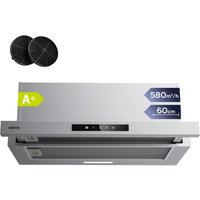 Ciarra - Schubladen-Dunstabzugshaube 60cm 580m³/h Touch-Bedienung Umluft oder Abluft CD6909AS von CIARRA
