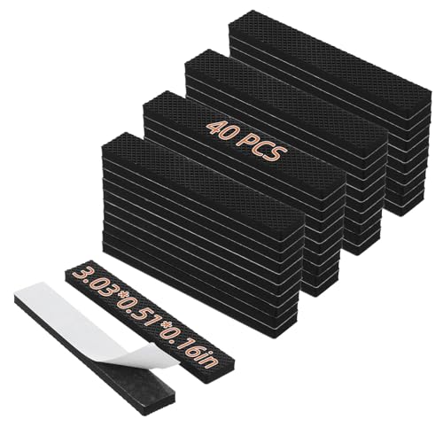 40 Stück Schneidbar Antirutsch Pads,Möbel Selbstklebend Anti Rutsch Pads,Langlebig und Leise Möbelgleiter,Professioneller Bodenkratzschutz für Möbelfüße,Stuhlbeine,Tische,Sofas von CIATBYYJ