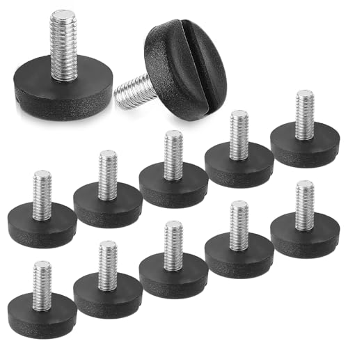 CIATBYYJ 12 Stück M6 Verstellbare Möbelfüße,Stellfüße mit Einschlagmutter, Kunststoff Höhenverstellbare Füße für MöbelStühle,Tische,Sofas,Haushaltsgeräte,Vitrinen CIATBYYJ 12 Stück M6 Verstellbare Möbelfüße,Stellfüße mit Einschlagmutter, Kunststoff Höhenverstellbare Füße für MöbelStühle,Tische,Sofas,Haushaltsgeräte,Vitrinen von CIATBYYJ