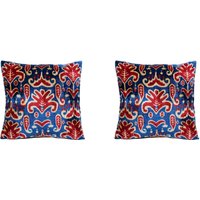 Set Von 2 Stück, Samt Ikat Kissenbezug, Samtkissen, 50 X cm Kissen, Ethnic Ikat, Schneller Versand 11632 von CICEM