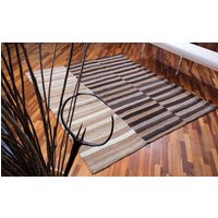 6, 33 "x 7, 28' Kilim Lahaf Braun Creme Doppelseitiger Handgewebte Teppiche Antike Dekorative Ungefärbte Wolle Schneller Versand - 11054 von CICEM
