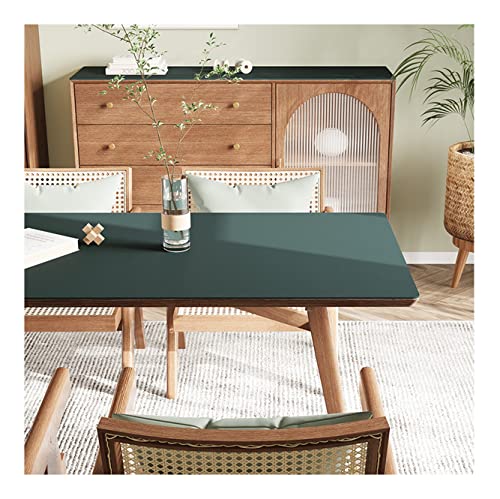 CIEEIN CIEHT PU Tischdecke Tischmatte Schreibtisch Tischunterlage Tischfolie Schutzfolie Tischschutz Matte Wasserdicht Dunkel Grün 70 * 120cm von CIEEIN CIEHT