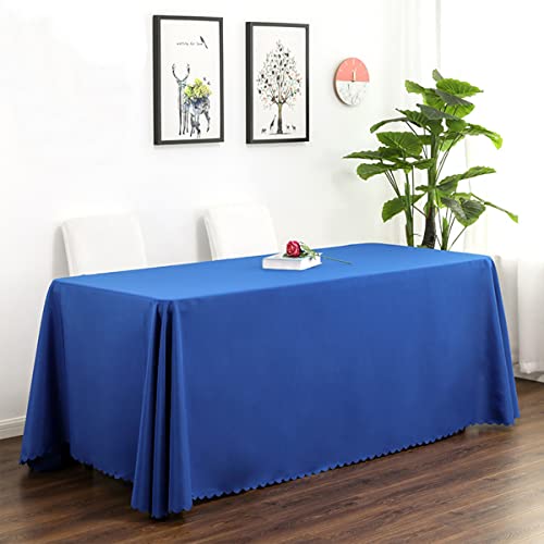 CIEEIN CIEHT Polyester Tischdecke Schreibtisch Tischtuch Tischwäsche Couchtisch Küchentischabdeckung Party Hochzeit Tafeltuch Blau 200 * 300cm von CIEEIN CIEHT