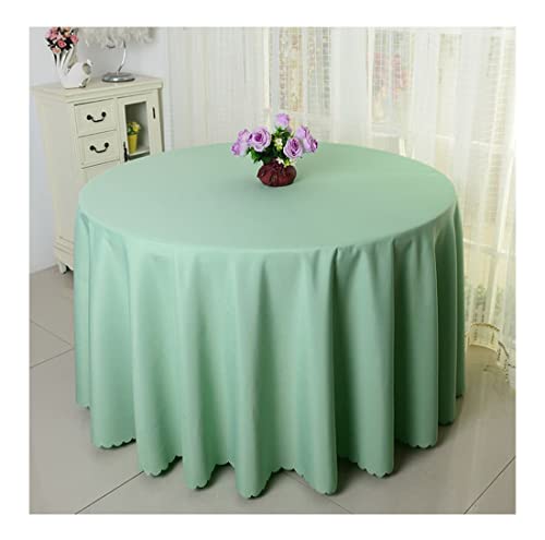 CIEEIN CIEHT Tischdecke Schreibtisch Tischtuch Tischwäsche Couchtisch Küchentischabdeckung Party Hochzeit Tafeltuch Rund Grün 160cm von CIEEIN CIEHT