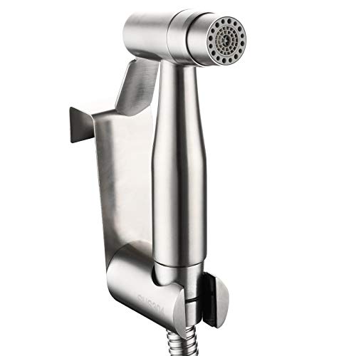 CIENCIA Bidet Sprayer Edelstahl Bidet Handbrause Set 2 Strahl Bidet Toilette Spray für WC, WS024AS von CIENCIA