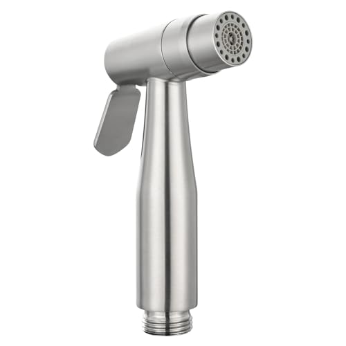 CIENCIA Hand Bidet Sprayer Premium Edelstahl Sprayer Shattaf - Nur Bidet Spray Kopf für WC, Wasser WC Reinigung Attachments, WS024A von CIENCIA