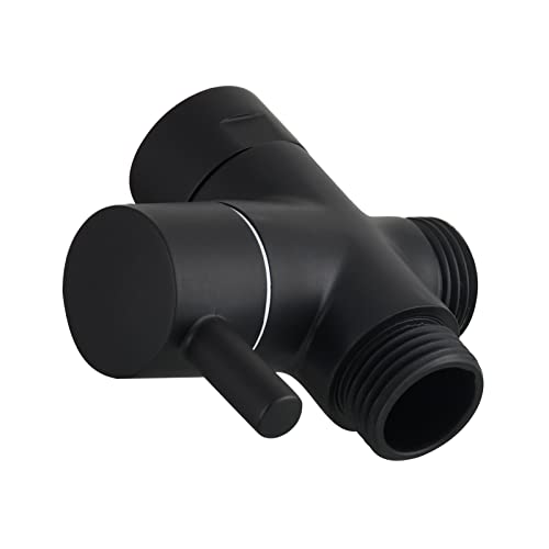 CIENCIA Umstellventil 3 Wege 1/2 Ventil Messing Ventil Umstellventil Duschkopf schwarz DSF007C von CIENCIA