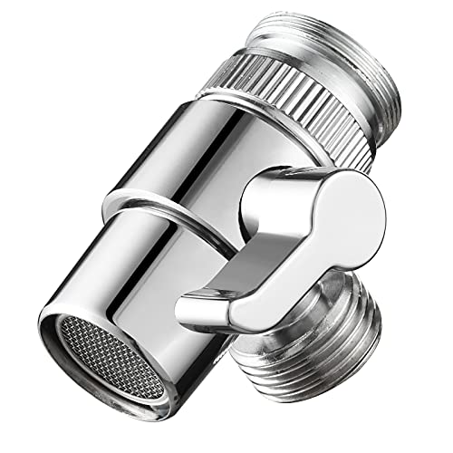 CIENCIA 3 Wege Diverter Ventil Messing Wasserhahn Umschaltventil mit M22 zu M24 Wasserhahn Adapter, Wasserhahn Ersatzteile, SBA021 CIENCIA 3 Wege Diverter Ventil Messing Wasserhahn Umschaltventil mit M22 zu M24 Wasserhahn Adapter, Wasserhahn Ersatzteile, SBA021 von CIENCIA