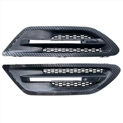 CIENUWPD 1 Paar Auto Seite Kotflügel Air Vent Trim Abdeckung Limousine Grille Outlet Rahmen, A für BMW F10 5-Series M5 2011-2017 CIENUWPD 1 Paar Auto Seite Kotflügel Air Vent Trim Abdeckung Limousine Grille Outlet Rahmen, A für BMW F10 5-Series M5 2011-2017 von CIENUWPD