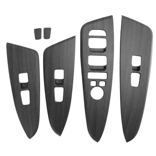 CIENUWPD 4 x Auto ABS Innen Tür Armlehne Fenster Glas Schalter Rahmen Panel Abdeckung Borte für Kia Sportage NQ5 2022 2023(Peach Wood Grain) von CIENUWPD