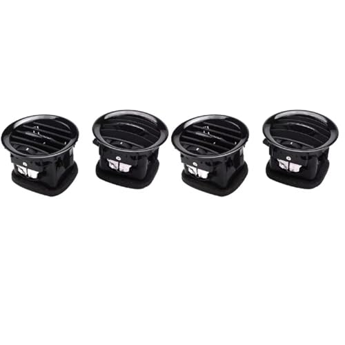 CIENUWPD 4PCS Auto Innen Heizung A/C Air Vent Abdeckung Outlet Grille Klimaanlage Vents Trim für Vauxhall ADAM/Corsa D MK3(Black) von CIENUWPD
