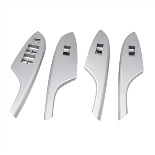 CIENUWPD 4PCS Auto Tür Fenster Schalter Lünette Trim Fenster Glas Panel Armlehne Lift Schalter Taste Abdeckung für Toyota Corolla 2009-2013 von CIENUWPD