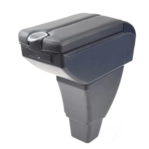 CIENUWPD Armlehne Innen Center Console Storage Box Arm Rest Pad Auto-Styling Dekoration Zubehör Teile für Great Wall Haval M4(D Black) von CIENUWPD