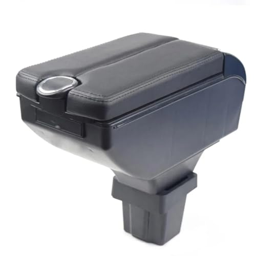 CIENUWPD Armlehne Innen Center Console Storage Box Armlehne Zubehör Auto-Styling Teile Dekoration für Chevrolet Trax Tracker(6H Red Thread) von CIENUWPD