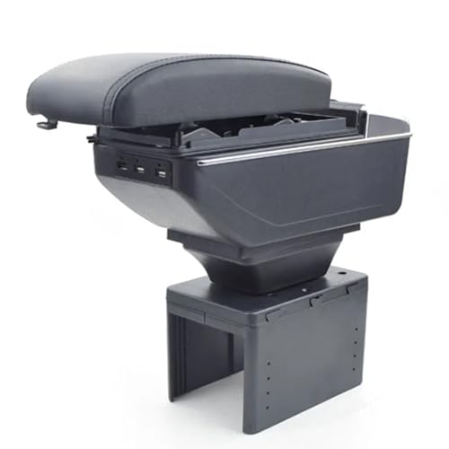 CIENUWPD Armlehne Schutz Abdeckung Center Console Storage Box Auto-Styling Dekoration Innen Zubehör Teile für Mitsubishi Space(Gray,) von CIENUWPD