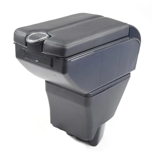 CIENUWPD Armlehne USB-Kissenbezüge Mittelkonsole Aufbewahrungsbox Auto-Styling Dekoration Innenausstattung Organizer für Tata Tiago(E Red Thread,) von CIENUWPD