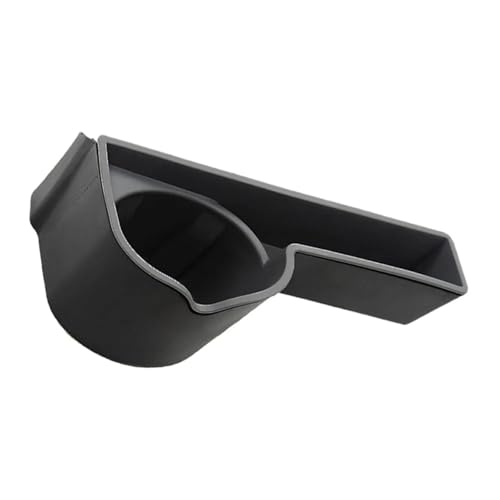CIENUWPD Aufbewahrungsbox Auto Armaturenbrett Wasserbecherhalter Front Instrument Panel Verstauen Aufräumen Auto Accessori für Tesla Model 3/Y 2021-2023(Black,Black) von CIENUWPD