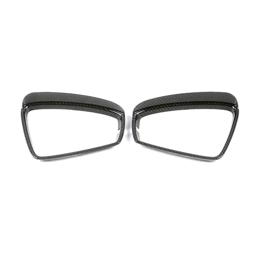 CIENUWPD Außen Rückspiegel Protector Shell Abdeckung Seite Spiegel Regen Visier Trim für Volkswagen Tiguan MK2 2017-2019(A Carbon Fiber Color) von CIENUWPD