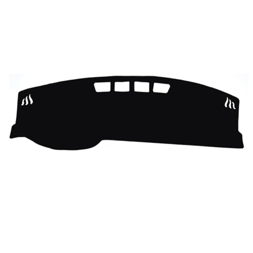 CIENUWPD Auto-Armaturenbrett-Abdeckung, Auto-Armaturenbrett-Matte, Teppich, Sonnenschutz, Dashmat, Teppich, Kissen, Auto-Styling für Audi A6 C8 2019 2020 2021(Red RHD) von CIENUWPD