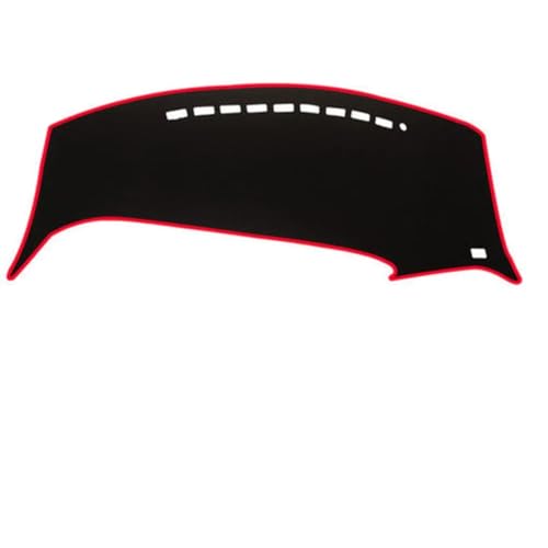 CIENUWPD Auto Armaturenbrett Abdeckung Armaturenbrett Matte Cape Teppich 2 Schichten für Toyota Previa/Estima 3rd Gen XR50 2014 2015 2016 2017 2018(LHD Red) von CIENUWPD