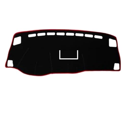 CIENUWPD Auto Armaturenbrett Abdeckung Armaturenbrett Matte mit Uhr Dashmat Pad Teppich Armaturenbrett Sonnenschutz Auto Styling für Suzuki Liana 2011 2012 2013(transparent) von CIENUWPD