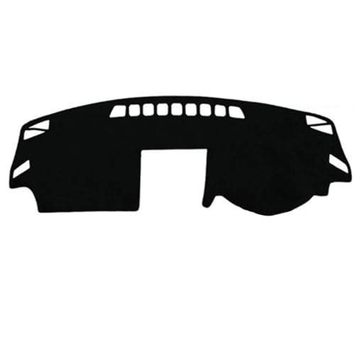 CIENUWPD Auto Armaturenbrett Abdeckung Dash Matte Sonnenschutz Pad Teppich Armaturenbrett für Nissan Dualis Qashqai J10 2008 2009 2010 2011 2012 2013(Black) von CIENUWPD