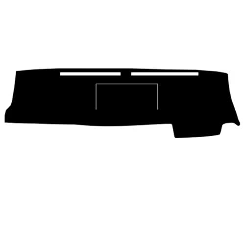 CIENUWPD Auto Armaturenbrett Abdeckung Dash Matte Teppich Cape Anti-Sonne Sonnenschutz Auto Innenschutz Teppich für Nissan NV350 Cavaran E26 2017-2023(Black RHD) von CIENUWPD