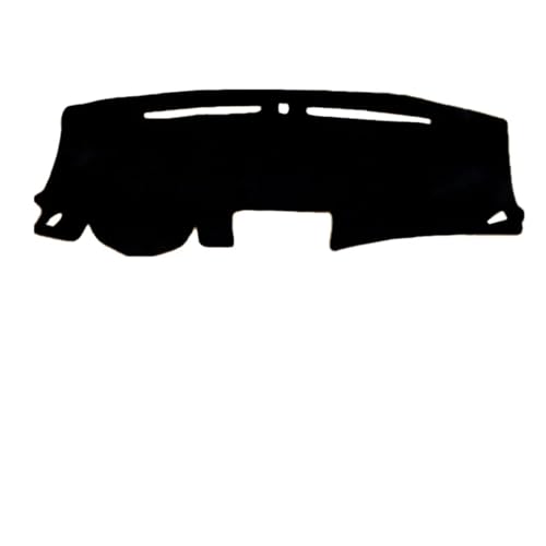 CIENUWPD Auto Armaturenbrett Abdeckung DashMat Teppich Cape Center Console Protector Sonnenschutz RHD LHD für Mazda BT-50 II 2012-2019(Black RHD) von CIENUWPD