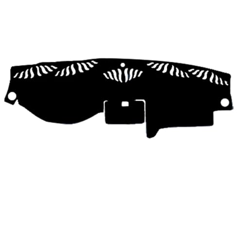 CIENUWPD Auto Armaturenbrett Abdeckung DashMat Teppich Cape LHD RHD C-Klasse für Mercedes-Benz C-Class W204 C180 C200 C220 C250 C300 2008-2014(Black RHD Facelift) von CIENUWPD