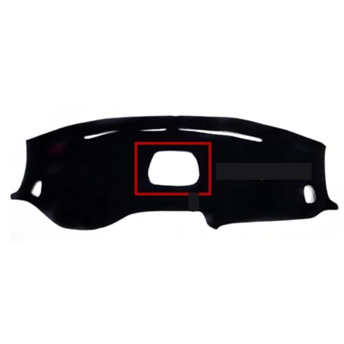 CIENUWPD Auto Armaturenbrett Abdeckung mit Lautsprecher Staubdicht Dashmat Pad LHD Armaturenbrett Abdeckung Teppich Armaturenbrett Matte Sonnenschutz für Hyundai Tucson 2019(Black) von CIENUWPD