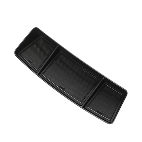 CIENUWPD Auto Armaturenbrett Ablage Mittelkonsole Versteckte Aufbewahrungsbox Hinter Dem Bildschirm Zubehör Organizer für BMW 3 Series 2023 2024(23BMW3 D-Box Black) von CIENUWPD