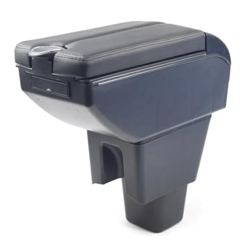 CIENUWPD Auto Armlehne Organizer USB Center Console Storage Box ABS Armlehne Dekoration Innen Zubehör Teile für Honda Brv 2018(D red,) von CIENUWPD