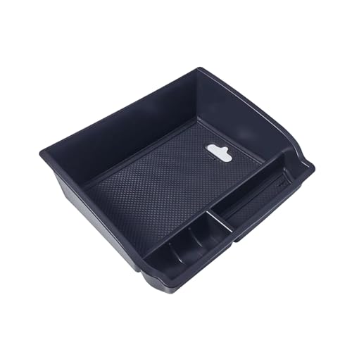 CIENUWPD Auto Armlehne Storage Box Center Console Organizer Container Münzfach Zubehör für Toyota Hilux 2023 2022 2021 2020 2019-2015(Black) von CIENUWPD