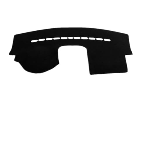 CIENUWPD Auto Auto-Armaturenbrett-Abdeckung Dash Mat Teppich Cape Sonnenschirm 2008 2007 2006 2005 für Volkswagen Polo Mk4 Typ 6Q 9N 9N3 2002-2009(Black RHD) von CIENUWPD