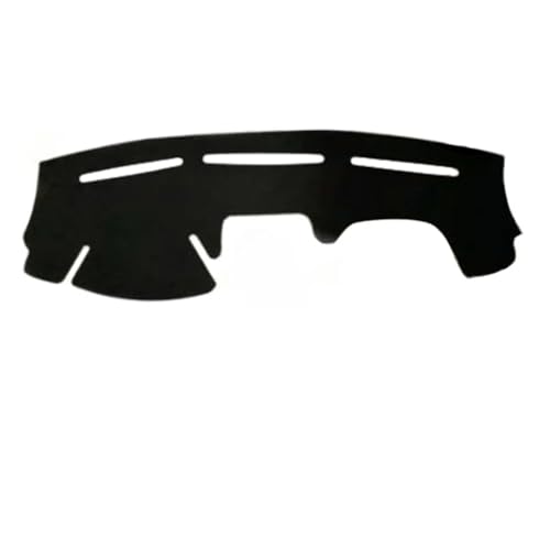 CIENUWPD Auto Auto-Armaturenbrett-Abdeckung DashMat Teppich Cape Protector Teppich Kissen Anti-UV-Block Sun Ray für FIAT Doblo 2000-2015(Black RHD) von CIENUWPD