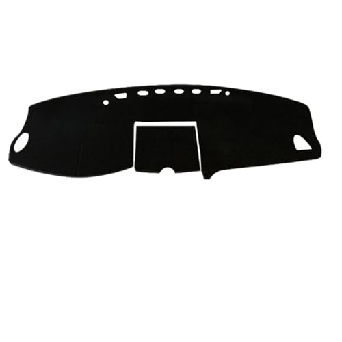 CIENUWPD Auto Auto-Armaturenbrett-Abdeckung DashMat Teppich Cape Protector Teppich Kissen Anti-UV-Block Sun Ray für Nissan Almera Classic I 2006-2013(Black LHD) von CIENUWPD