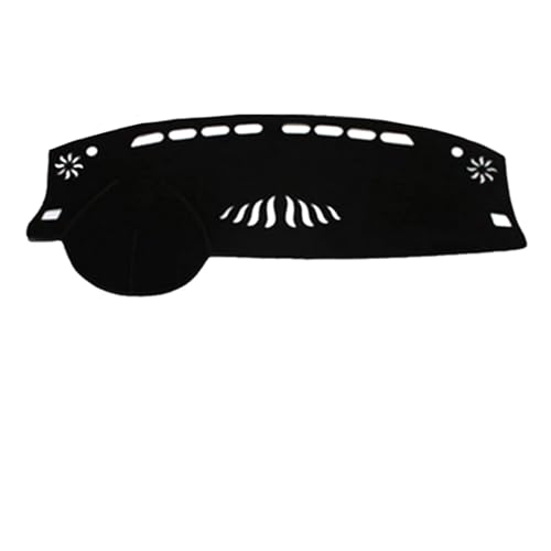 CIENUWPD Auto Auto-Armaturenbrett-Abdeckung Dashmat Teppich Cape Kissen Pad Sonnenschutz 2 Schicht für Nissan Teana J32 2rd Gen 2008 2009 2010 2011 2012(Red Trim RHD) von CIENUWPD