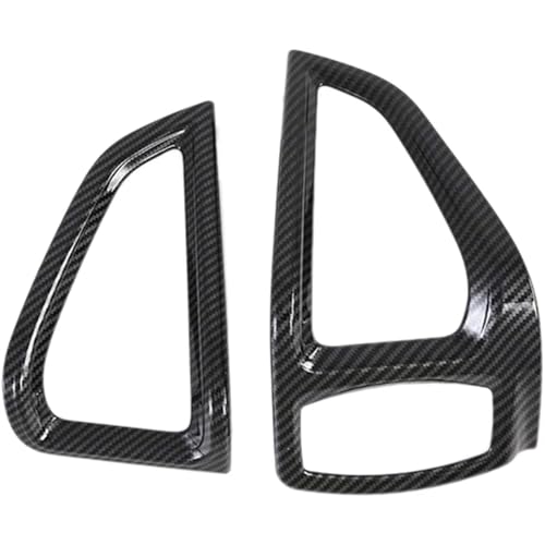 CIENUWPD Auto Carbon Fiber Dashboard AC Klimaanlage Outlet Vent Abdeckung Trim für Ford Transit 2017+ Tourneo 2016+ von CIENUWPD