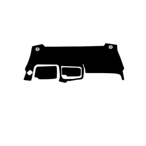 CIENUWPD Auto Dashboard Abdeckung Center Console Protector Teppich Dashmat Sonnenschutz Zubehör für Hyundai Staria H1 2021-2023 2024 2025(Left-Red) von CIENUWPD