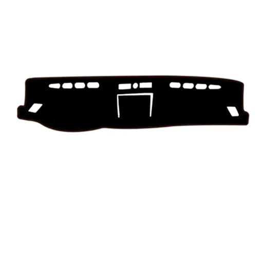CIENUWPD Auto Dashboard Abdeckung Center Console Protector Teppich Dashmat Sonnenschutz Zubehör für JAC Hunter T9 2021 2022 2023 2024(Left-Black) von CIENUWPD